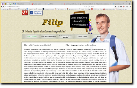 Web učiteľa jazykov a prekladateľa